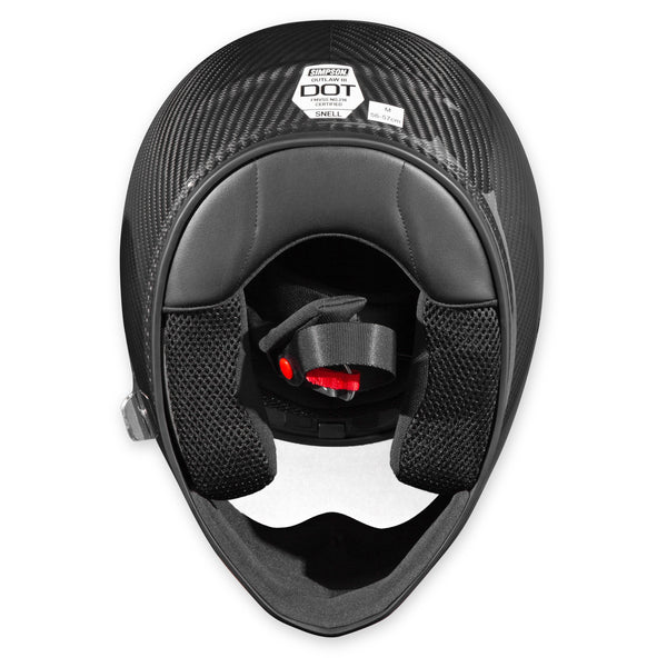 SIMPSON MOTORCYCLE OUTLAW BANDIT HELMET CARBON FIBER